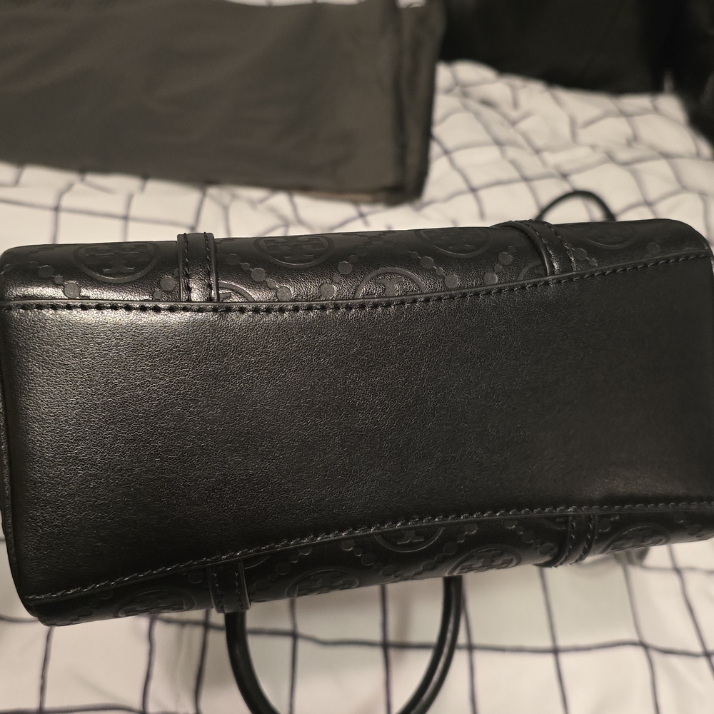 Tory Burch Mini T Monogram Barrel Bag Leather - Picture 3 of 6